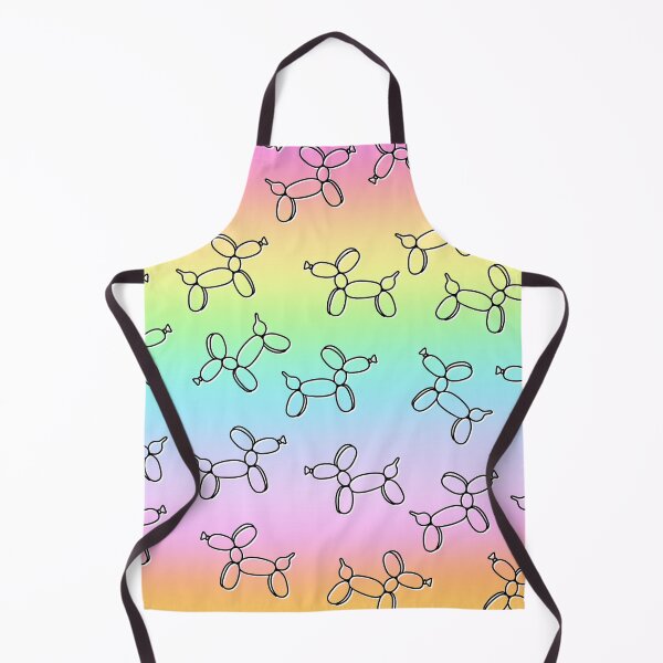 Item preview, Colorful Balloon Dogs Print! (Horizontal Pastel Rainbow Gradient) designed and sold by KelseyLovelle.
