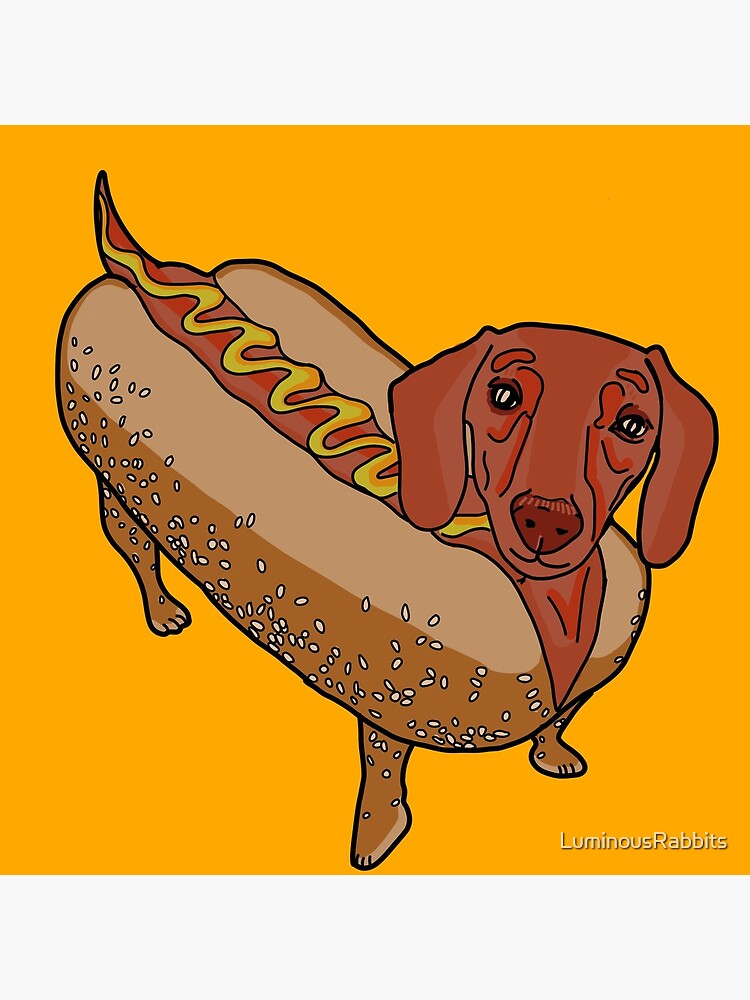 hot-dog-hot-dog-poster-by-luminousrabbits-redbubble