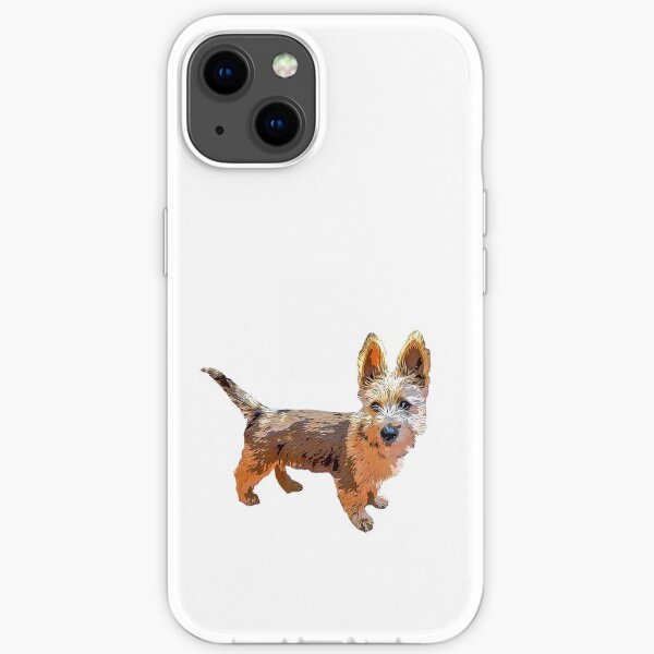 Australian Terrier Puppy Art iPhone Soft Case