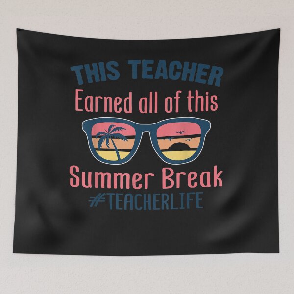 Item preview, This Teacher Earned All Of This Summer Break Teacher Life T-Shirt designed and sold by Improve-Riodeja.