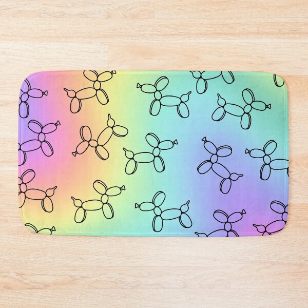 Item preview, Colorful Balloon Dogs Print! (Curvy Pastel Rainbow Gradient) designed and sold by KelseyLovelle.