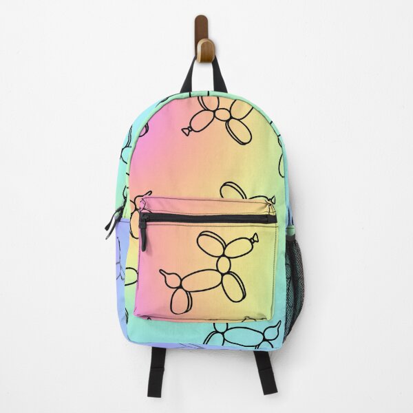 Item preview, Colorful Balloon Dogs Print! (Curvy Pastel Rainbow Gradient) designed and sold by KelseyLovelle.