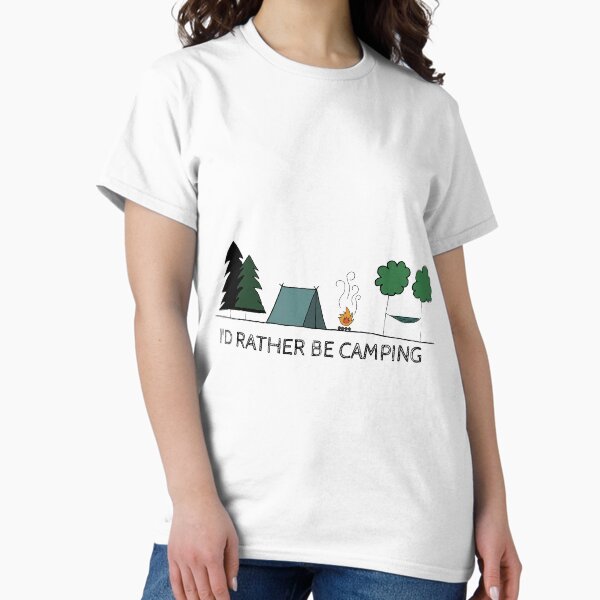 Item preview, I'd Rather be Camping designed and sold by Laura Lise Wong.