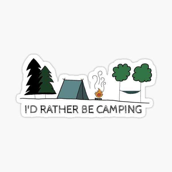 Pcs Camping Landscape Stickers, Camping Stickers Decals