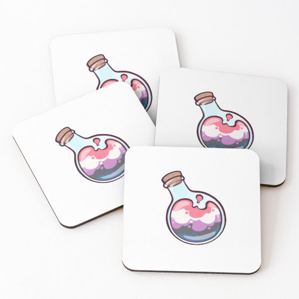Item preview, Mini Pride Potions - genderfluid designed and sold by K. I. Cyber.