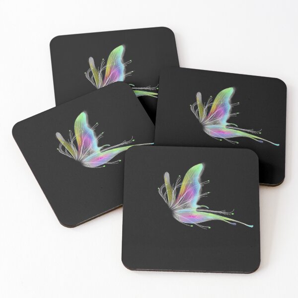 Item preview, Colorful Glowing Butterfly Wings designed and sold by TheImperfecto.