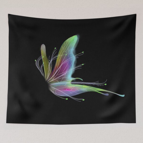 Item preview, Colorful Glowing Butterfly Wings designed and sold by TheImperfecto.