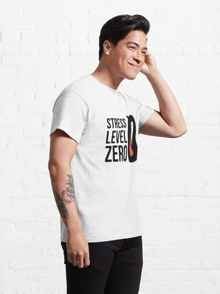 "Stress Level Zero w/ Logo Black Text" Tshirt by stresslevel0