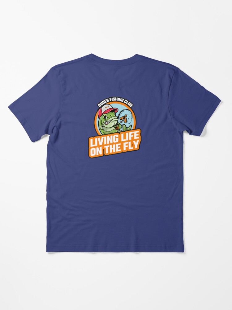 FLY FISHING LIFE ON THE FLY t-shirt trout salmon carp perch hunter Xmas gift 