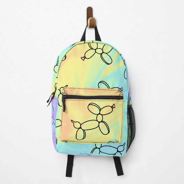 Item preview, Colorful Balloon Dogs Print! (Marbled Rainbow Background) designed and sold by KelseyLovelle.