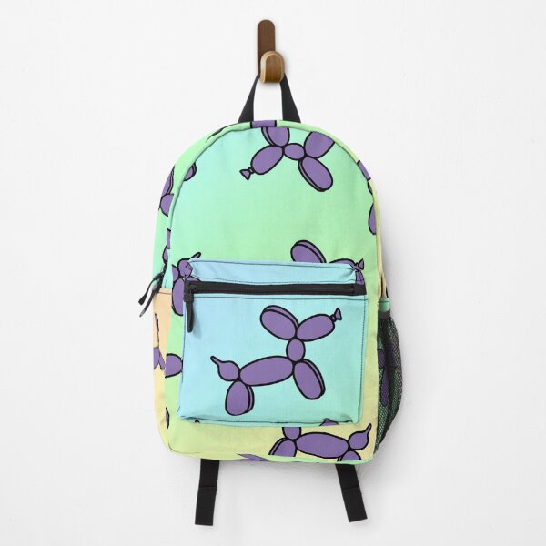 Item preview, Purple Balloon Dogs Print! (Pastel Rainbow Background) designed and sold by KelseyLovelle.