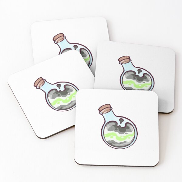 Item preview, Mini Pride Potions - agender designed and sold by K. I. Cyber.