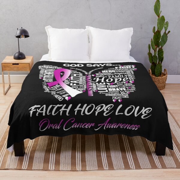 Item preview, Butterfly Faith Hope Love Oral Cancer Awareness Gifts TShirt46 designed and sold by blancatawa.