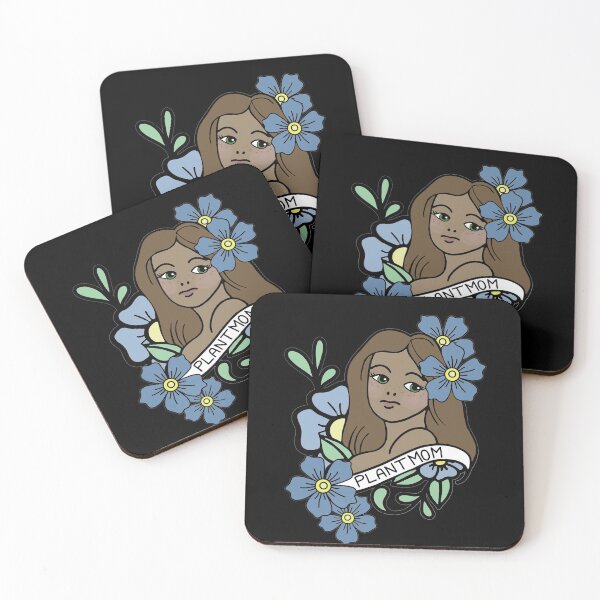 Item preview, Plant Mom and Flowers, Plant Lover, Blue Flowers designed and sold by 10pmCreations.