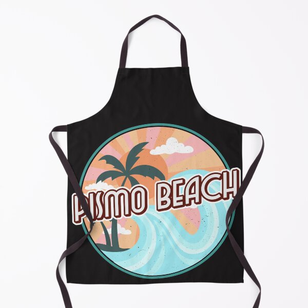 Item preview, Retro Pismo Beach Beach California Ocean Waves designed and sold by Samsdesignshop.