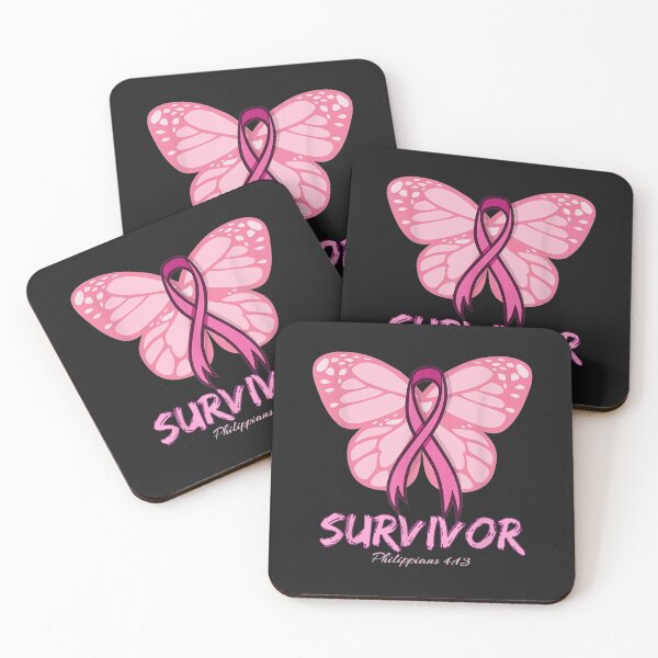 Item preview, Christian Breast Cancer Survivor Pink Ribbon Butterfly TShirt9 designed and sold by blancatawa.