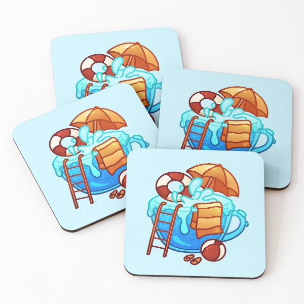 Item preview, Swimming Pool Teacup designed and sold by heysoleilart.