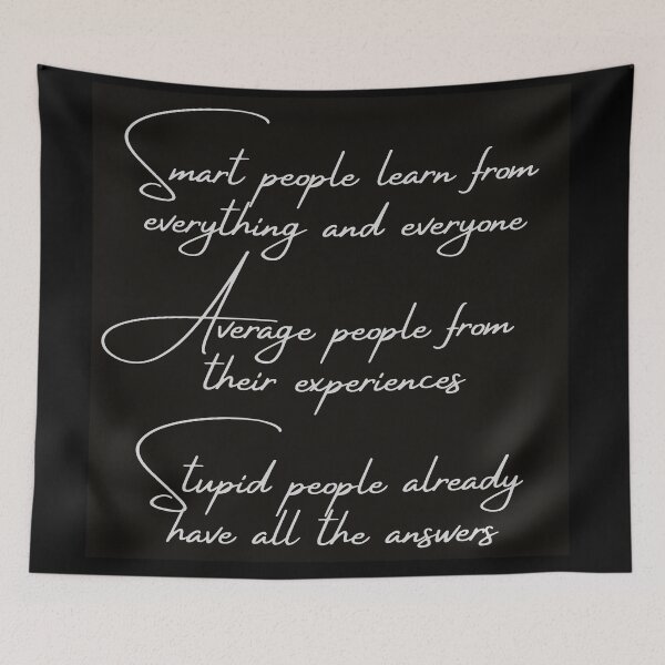Item preview, Smart people designed and sold by Aura __Print.