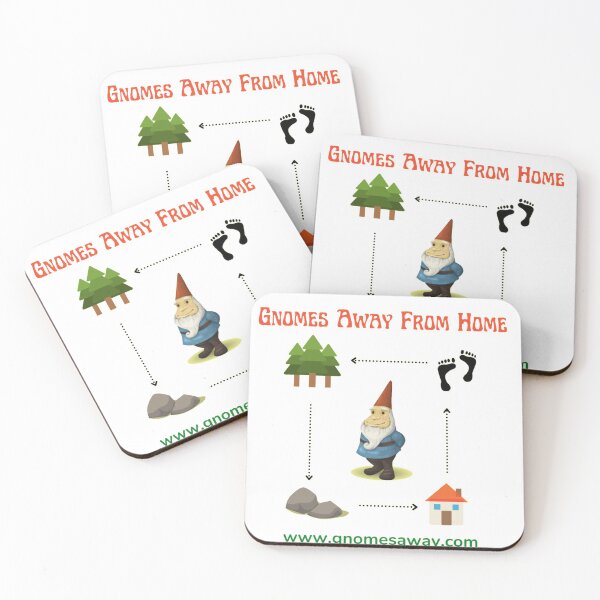 Item preview, Gnomes Away From Home Design 4 designed and sold by Teerlinck.