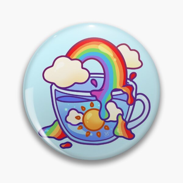 Item preview, Rainbow Sky Teacup designed and sold by heysoleilart.