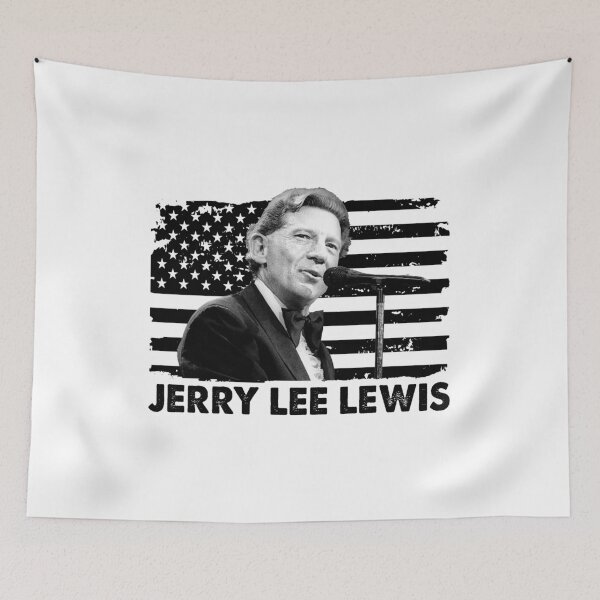 Item preview,  Retro American Flag Jerry Lee Lewis Music Gift designed and sold by Suzanne86.