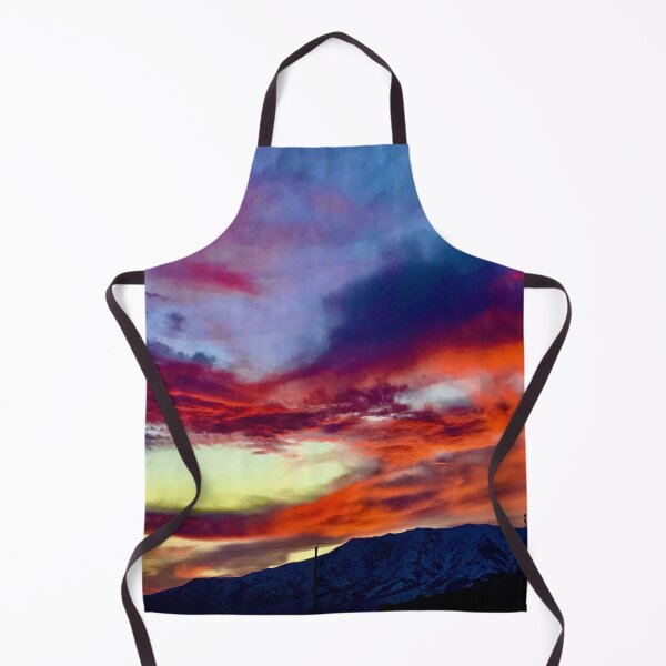 Item preview, sunset over mountains designed and sold by countrypines.