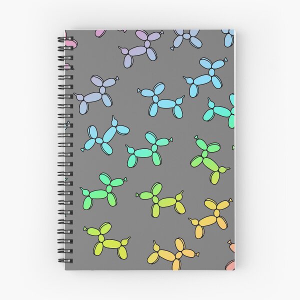 Item preview, Rainbow Balloon Dogs Print! (Grey Background) designed and sold by KelseyLovelle.