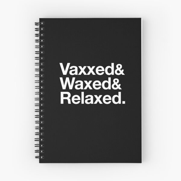 Item preview, Vaxxed & Waxed & Relaxed Helvetica Typography designed and sold by directgifts.