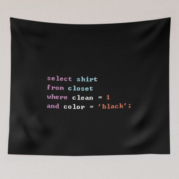 Item preview, Funny SQL design for SQL programmers | DBA and DB admins designed and sold by SkyStract.