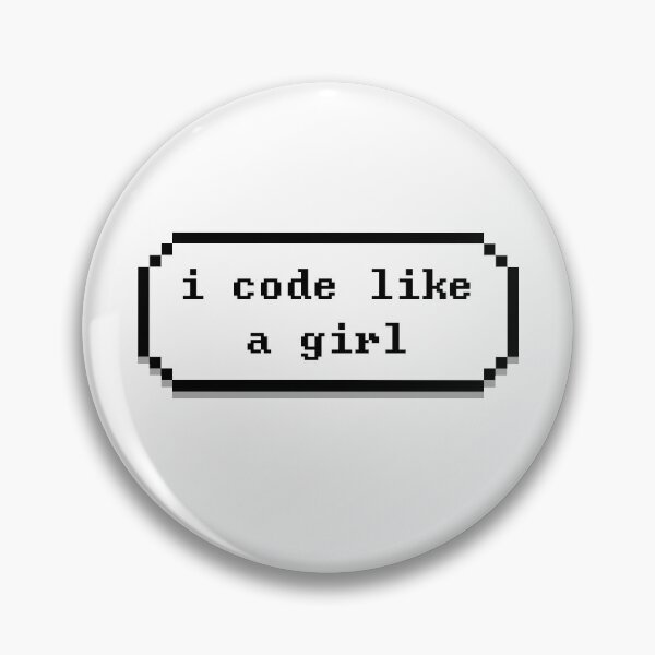Item preview, I CODE LIKE A GIRL designed and sold by SkyStract.
