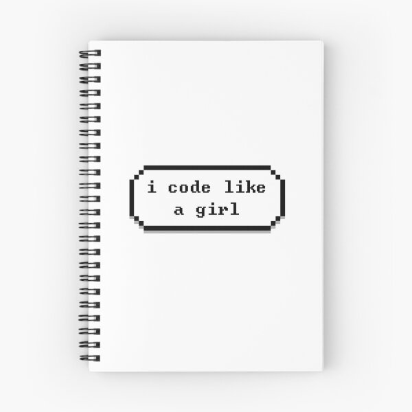 Item preview, I CODE LIKE A GIRL designed and sold by SkyStract.