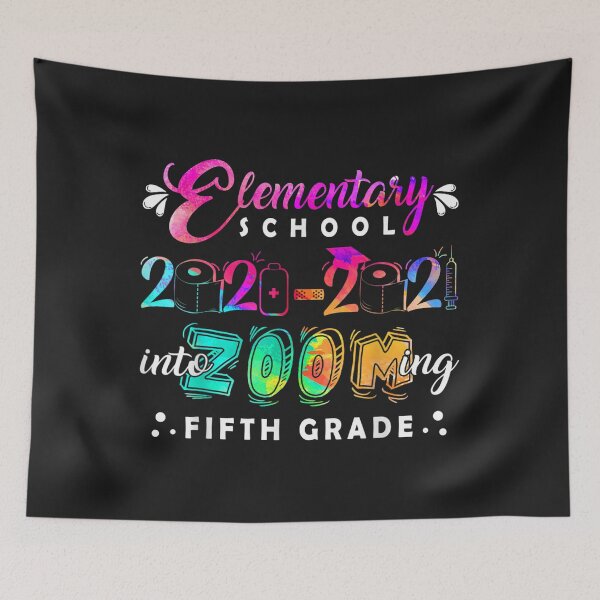 Item preview, Elementary School 20202021 into Zooming 5th Grade TShirt28 designed and sold by blancatawa.