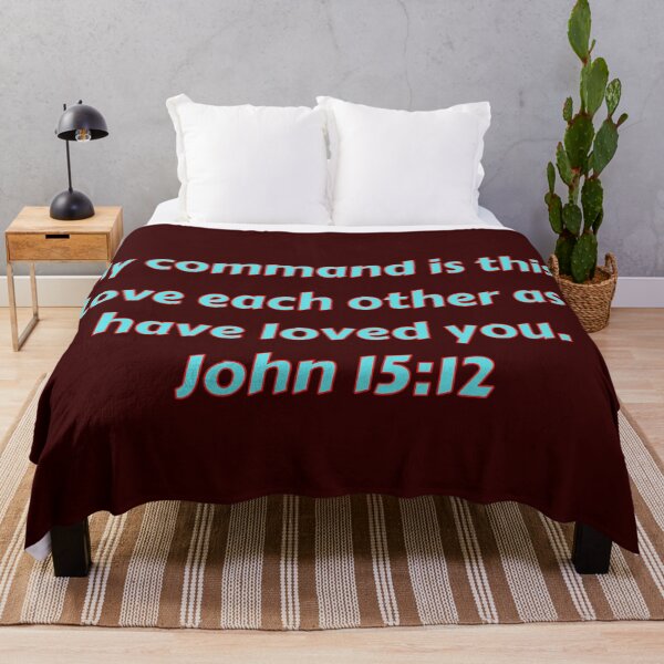 Item preview, Bible Verse John 15:12 designed and sold by Prayingwarrior.