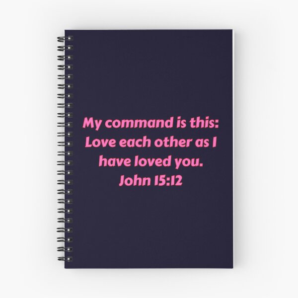 Item preview, Bible Verse John 15:12 designed and sold by Prayingwarrior.