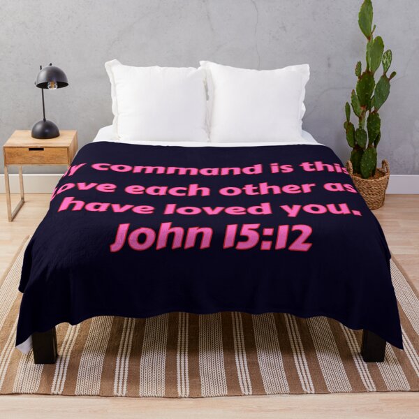 Item preview, Bible Verse John 15:12 designed and sold by Prayingwarrior.
