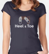 Heel & Toe (4) Women's Fitted Scoop T-Shirt