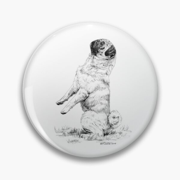 Item preview, Begging Pug designed and sold by Terry McNamee.