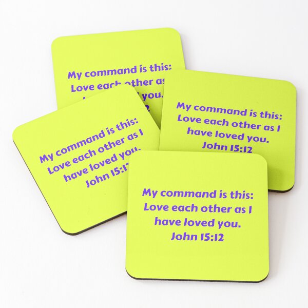 Item preview, Bible Verse John 15:12 designed and sold by Prayingwarrior.