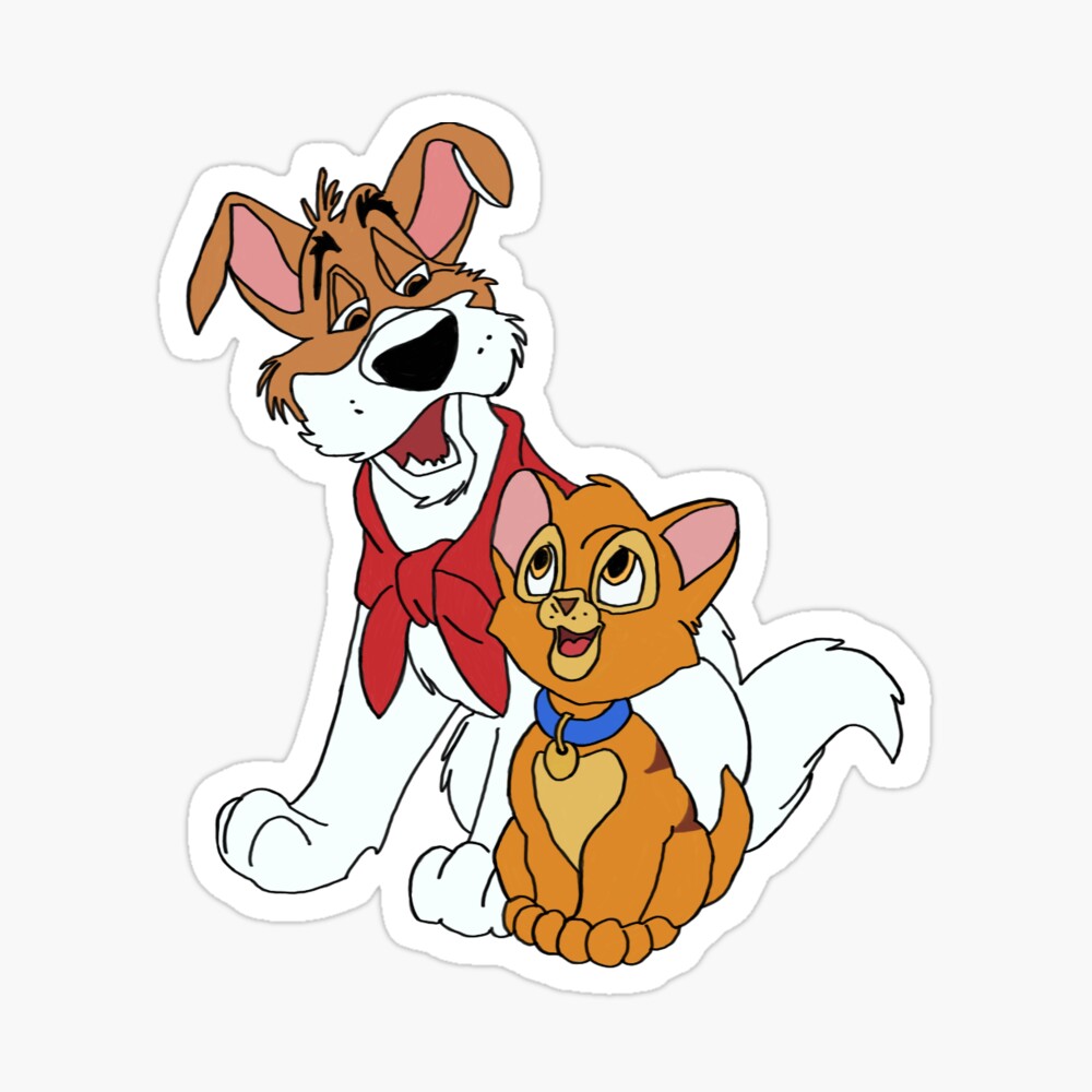  Disney Oliver & Company Dodger Why Should I Worry? T