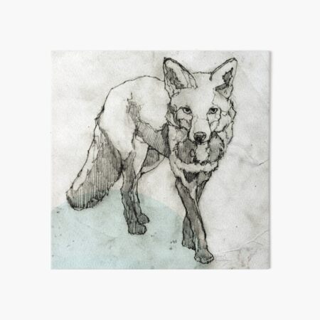Fuchs Zeichnung Galeriedruck