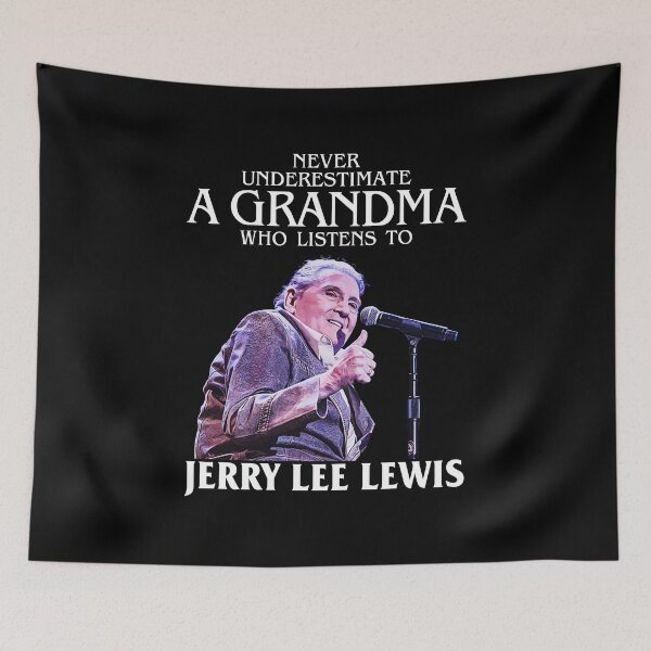 Item preview, Vintage Never Underestimate A Woman Who Listens to Jerry Lee Lewis designed and sold by Suzanne86.