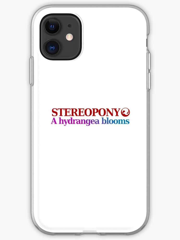 Stereopony A Hydrangea Blooms Iphone Case Cover By Thecolorofrain Redbubble