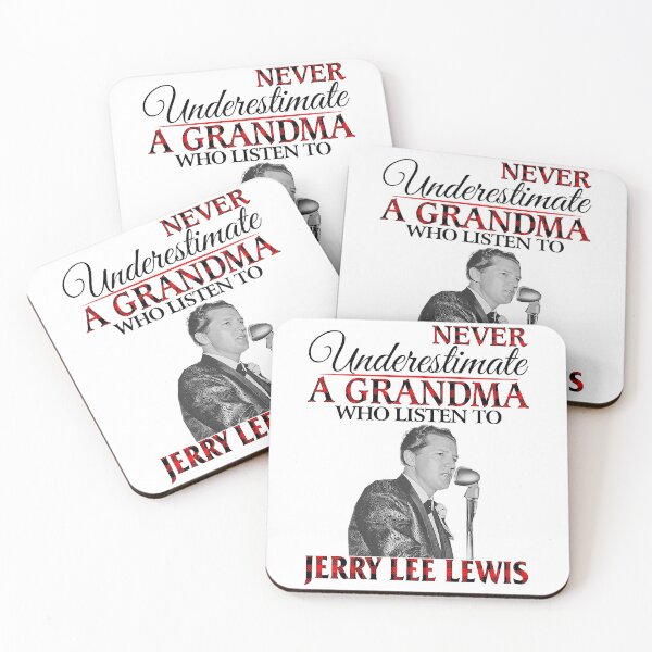 Item preview, Never Underestimate a Grandma who listens to Jerry Lee Lewis designed and sold by Suzanne86.