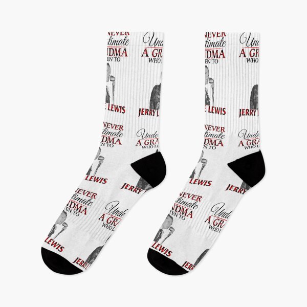 Item preview, Never Underestimate a Grandma who listens to Jerry Lee Lewis designed and sold by Suzanne86.