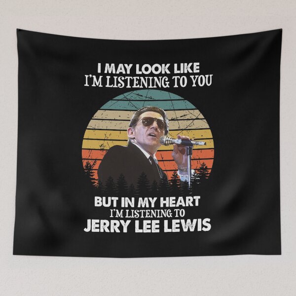 Item preview,  I May Look Like I'm Listening To You Jerry Lee Lewis Vintage designed and sold by Suzanne86.