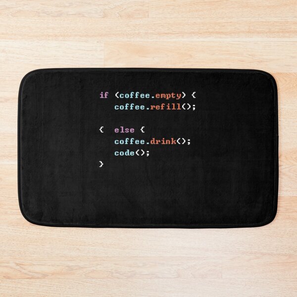 Item preview, Funny Code Lines Coffee Idea for Developers and Programmers - Terminal Text designed and sold by SkyStract.