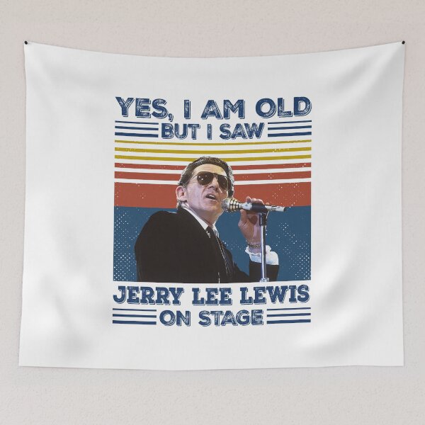 Item preview, Retro Yes I'm Old But I Saw Jerry Lee Lewis On Stage designed and sold by Suzanne86.