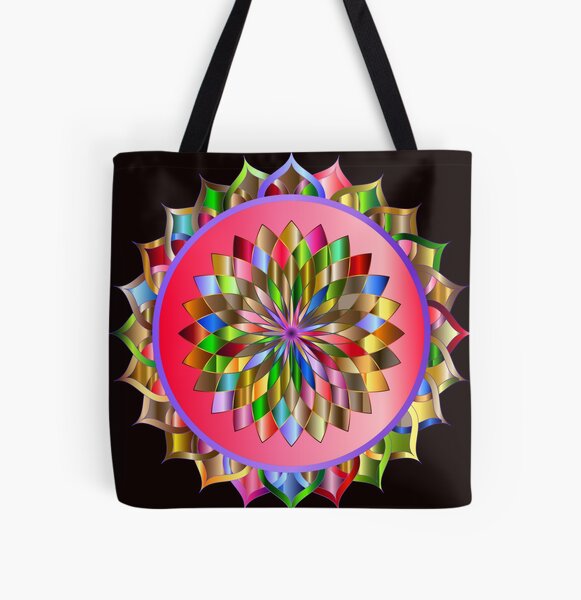 Mandala All Over Print Tote Bag