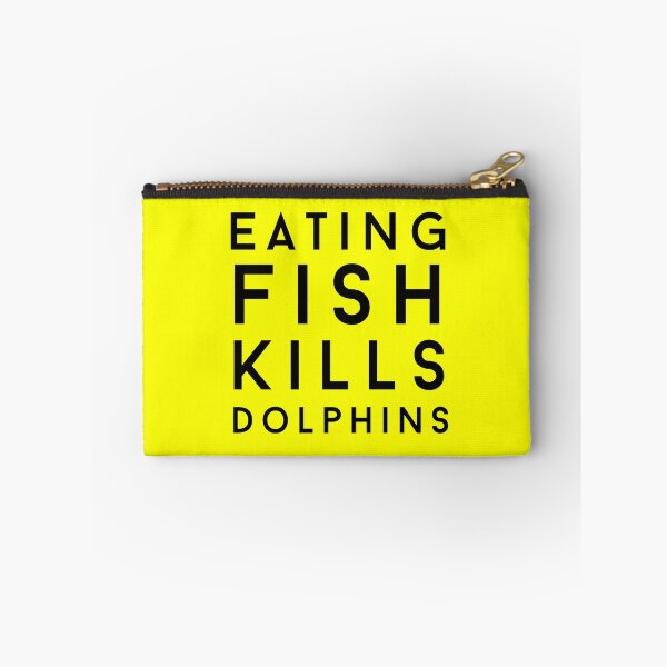 Item preview, Eating Fish Kills Dolphins designed and sold by Wenellen.