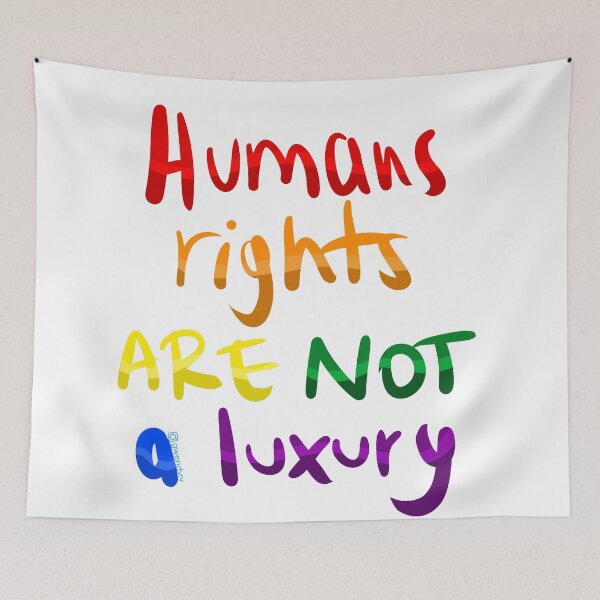 Item preview, Human Rights are not a luxury designed and sold by gwendyrv.